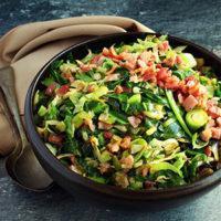 Cabbage and Bacon Stir fry