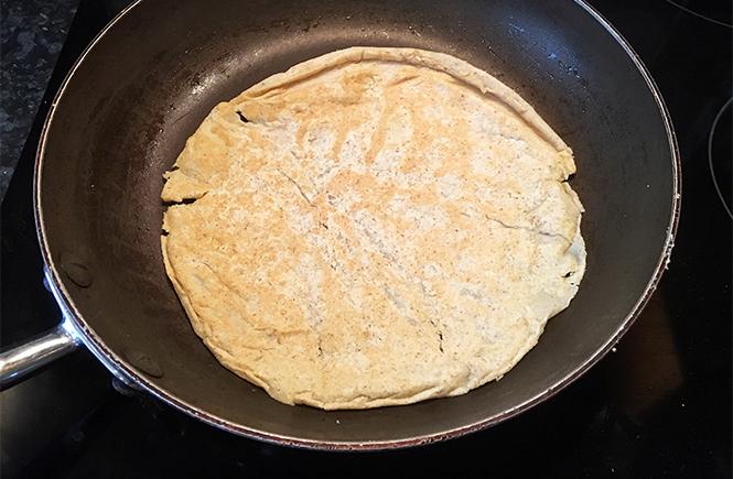 Keto Coconut Flour Wrap Prep