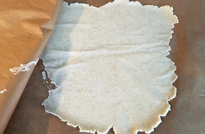 Keto Coconut Flour Wrap Prep