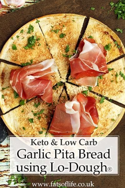 Garlic Pita Bread using Lo-Dough® (Keto)