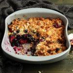 Keto Mixed Berry Crumble