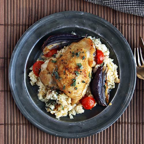 Keto Chicken Bake with Lemon and Oregano