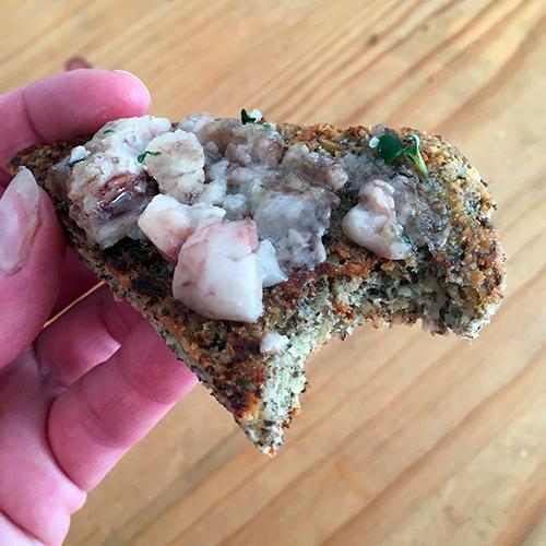 Roasted Bone Marrow on Keto Chia Toast