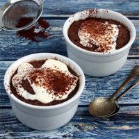 Low carb Chocolate Mug Cakes