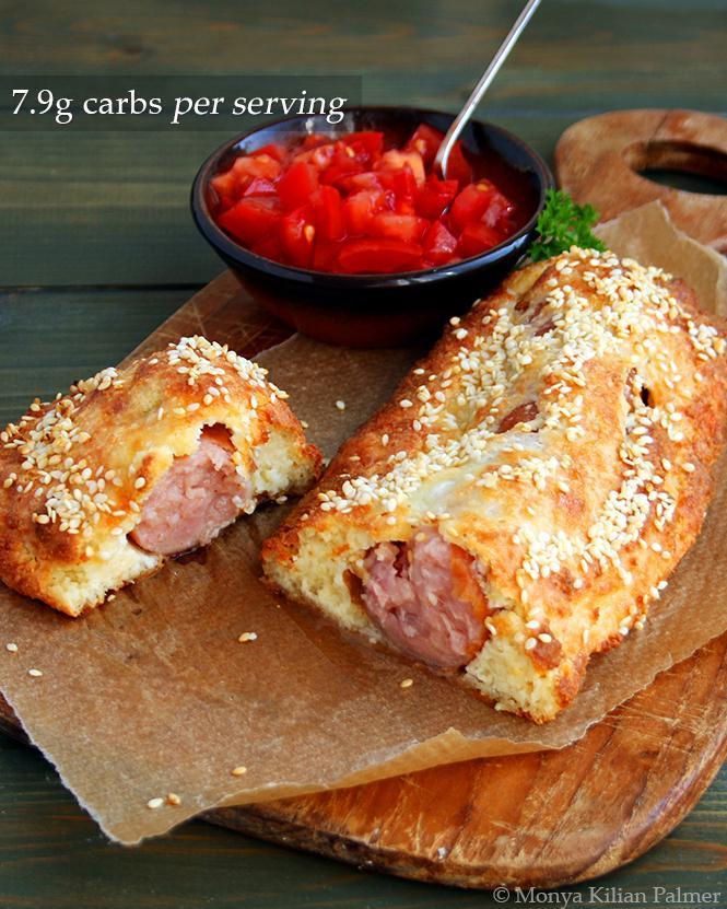 Fathead Smoked Sausage Rolls