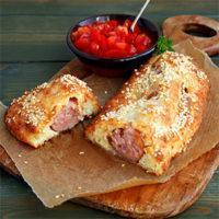 Fathead Smoked Sausage Rolls