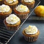 Keto Lemon and Poppy Seed Cupcakes