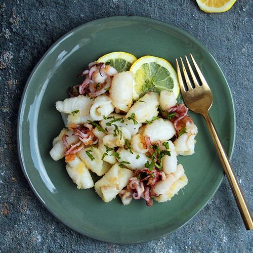 Coconut-dusted Fried Squid Keto