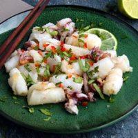 Keto Fried Squid with Coriander