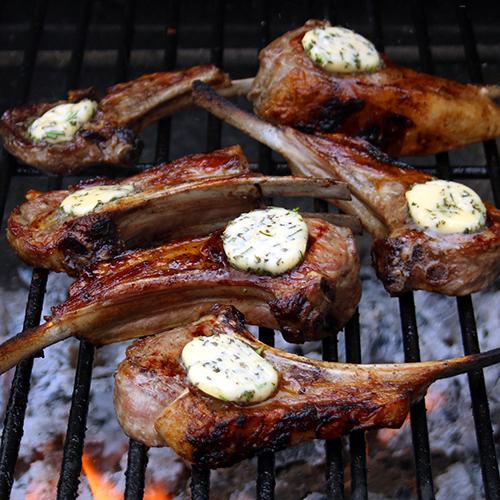 Lamb Chops with Rosemary Butter Keto