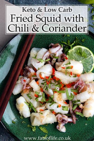 Fried Squid with Coriander and Chilli (Keto)