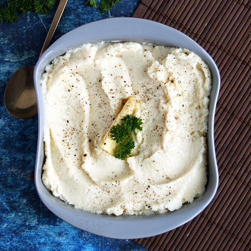 Cheesy Celeriac Mash Keto