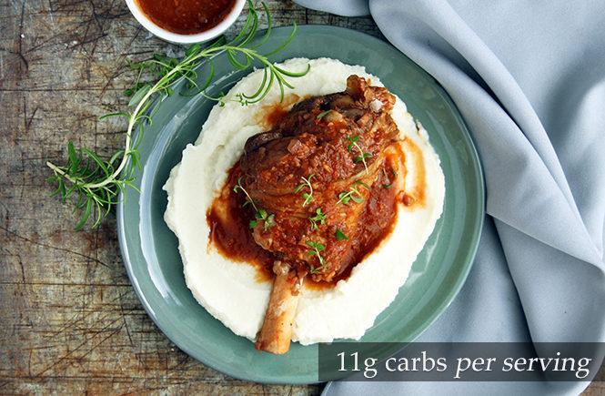 Slow cooked Lamb Shanks Keto