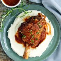 Slow cooked Lamb Shanks Keto