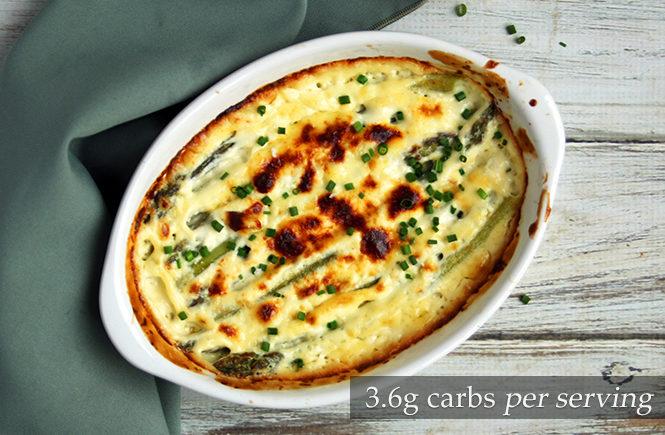Asparagus in Garlic Cream Keto