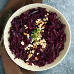 Butter Braised Red Cabbage with Almonds Keto