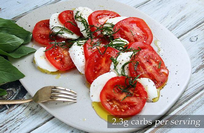 keto caprese salad