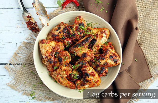 Chicken Wings in Chilli Marinade Keto