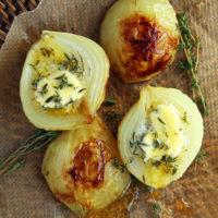 Baked Onions with Thyme Butter Keto
