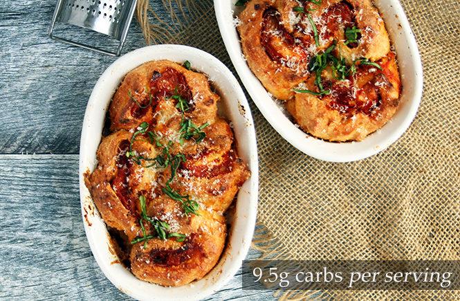 Pepperoni Pizza Rollups Keto