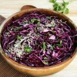 Sesame Red Cabbage Salad Keto