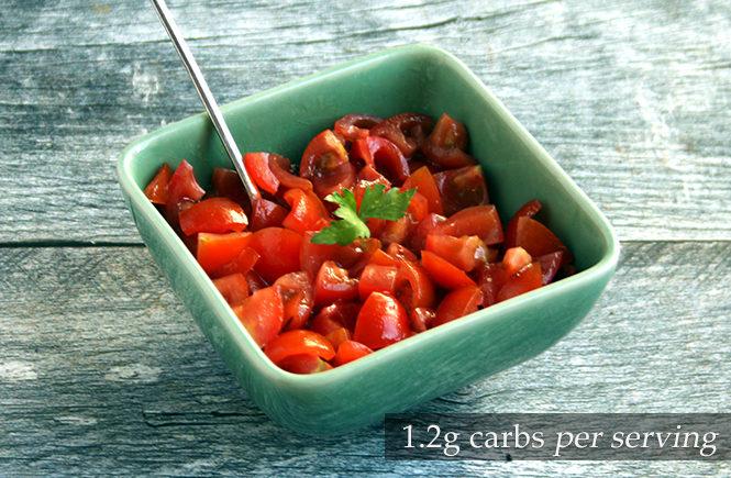 Tomato Garlic Relish Keto