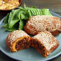 Baharat Turkey Sausage Rolls with Sweet and Spicy Mayo Keto