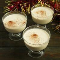 Keto Eggnog Panna cotta