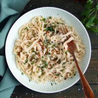 Roast Garlic Noodles Keto