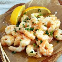 Garlic Buttered Prawns Keto