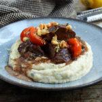 Slow-cooked Lamb with Rosemary Cauliflower Mash Keto