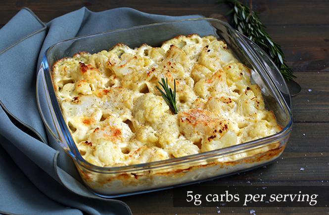 Creamy Rosemary Cauliflower Bake Keto