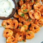 Paprika Prawns with Lime Mayonnaise Keto