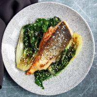Sesame Salmon and Pak Choi Keto