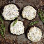 Rosemary and Cheese Stuffed Mushrooms Keto