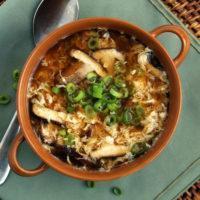 Ginger and Shiitake Egg Drop Soup Keto