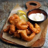 Keto Battered Prawns