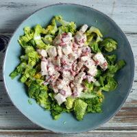 Keto chicken mayo salad by Monya Kilian Palmer
