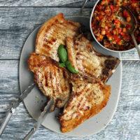 Pork Chops with Herby Vegetables Keto