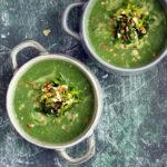 Creamy Asparagus Soup Keto Vegan
